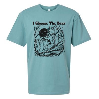 I Choose The Bear Female Empowerment Sueded Cloud Jersey T-Shirt