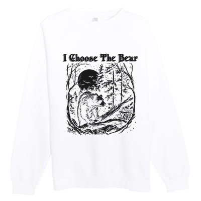 I Choose The Bear Female Empowerment Premium Crewneck Sweatshirt