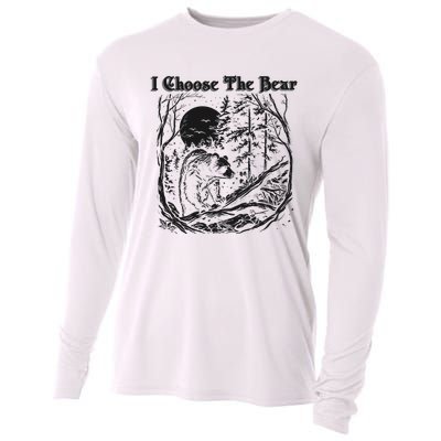 I Choose The Bear Female Empowerment Cooling Performance Long Sleeve Crew