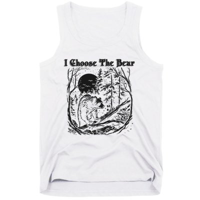 I Choose The Bear Female Empowerment Tank Top