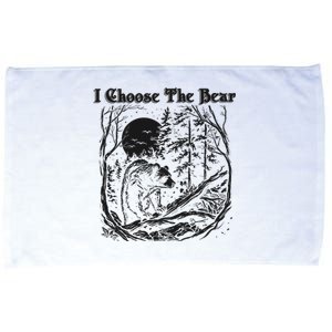 I Choose The Bear Female Empowerment Microfiber Hand Towel