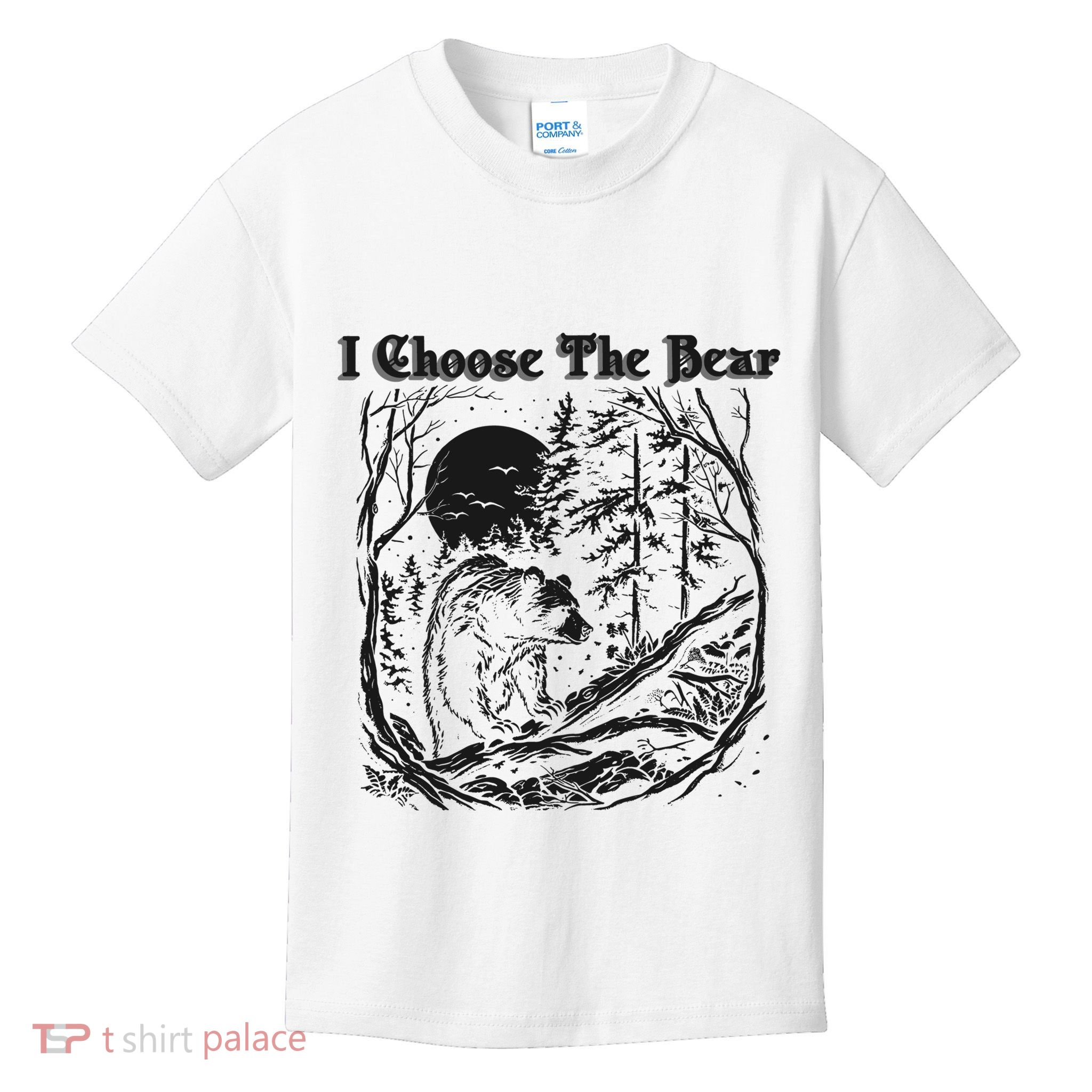 I Choose The Bear Female Empowerment Kids T-Shirt