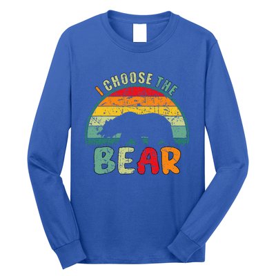 I Choose The Bear Long Sleeve Shirt