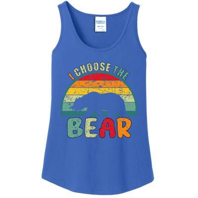 I Choose The Bear Ladies Essential Tank