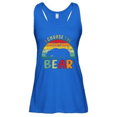 I Choose The Bear Ladies Essential Flowy Tank