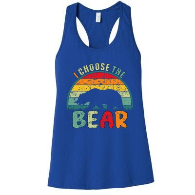 I Choose The Bear Women's Racerback Tank