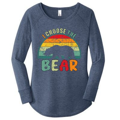 I Choose The Bear Women's Perfect Tri Tunic Long Sleeve Shirt