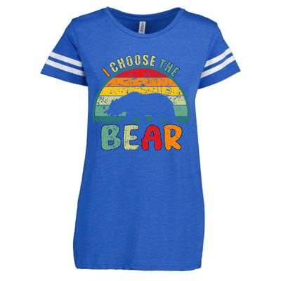 I Choose The Bear Enza Ladies Jersey Football T-Shirt