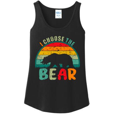 I Choose The Bear Man Or Bear Ladies Essential Tank