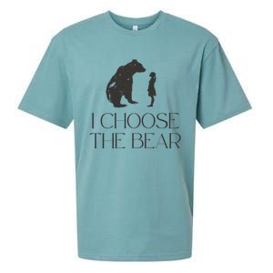 I Choose The Bear Women Empowerment Sueded Cloud Jersey T-Shirt