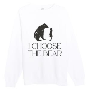 I Choose The Bear Women Empowerment Premium Crewneck Sweatshirt