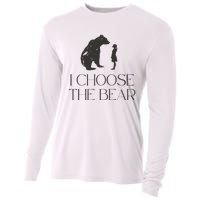 I Choose The Bear Women Empowerment Cooling Performance Long Sleeve Crew