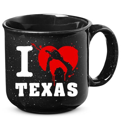 I Chainsaw Texas Funny Chainsaw Heart 15oz Campfire Ceramic Mug