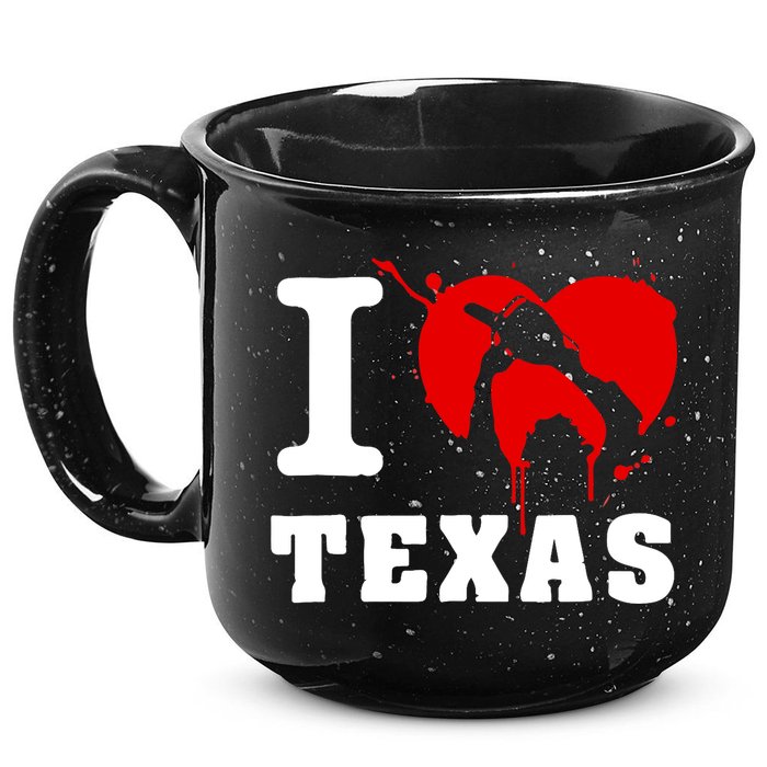 I Chainsaw Texas Funny Chainsaw Heart 15oz Campfire Ceramic Mug