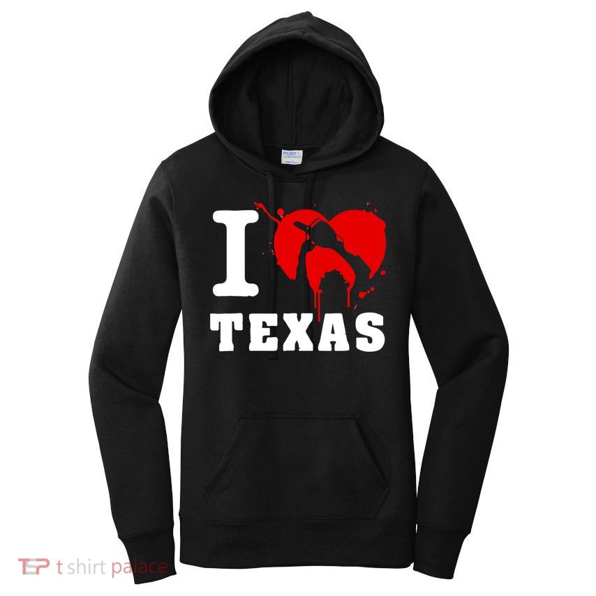 I Chainsaw Texas Funny Chainsaw Heart Women's Pullover Hoodie