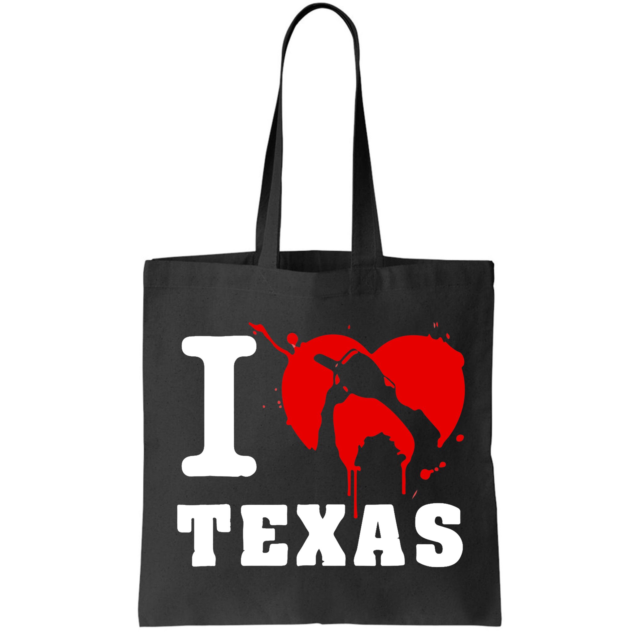 I Chainsaw Texas Funny Chainsaw Heart Bag