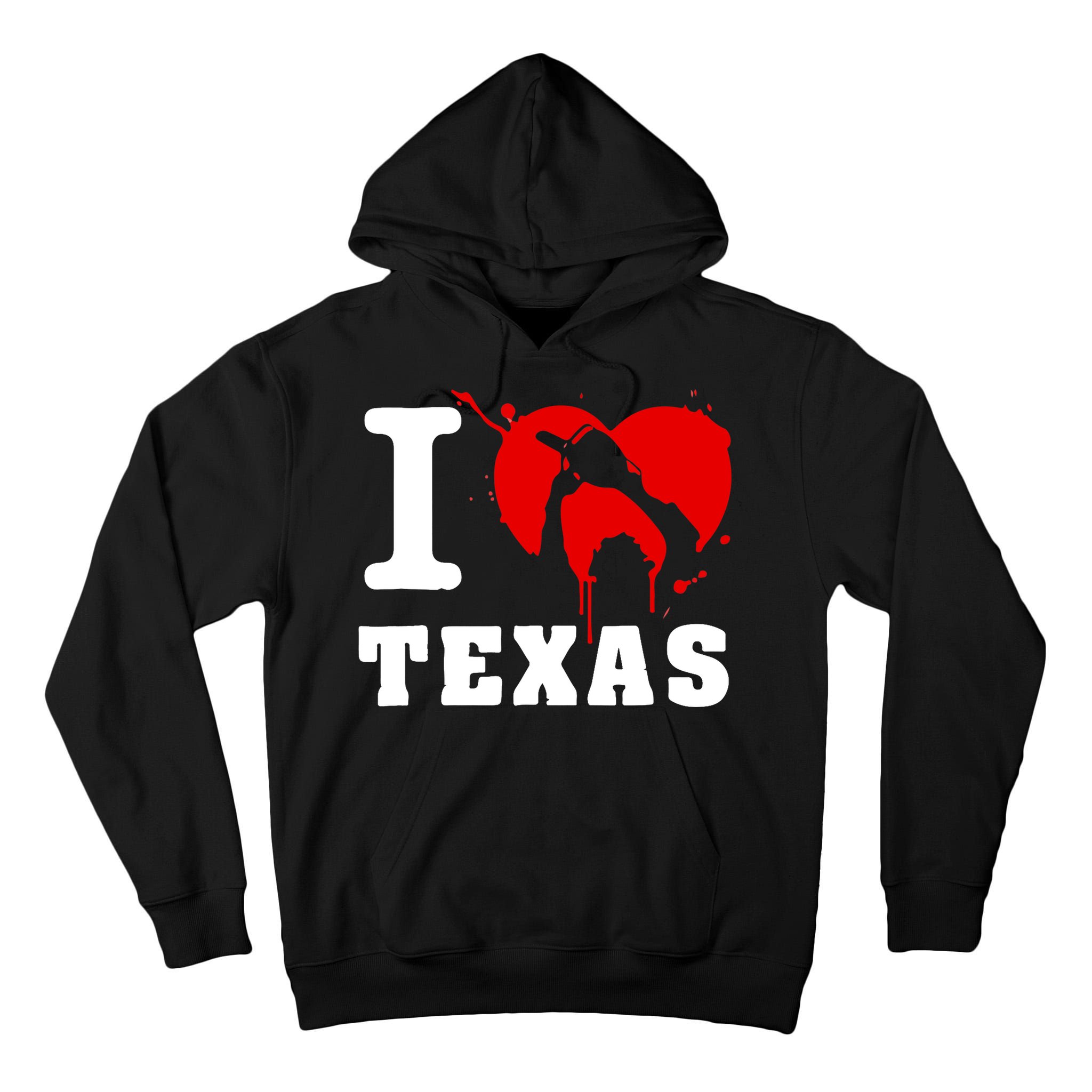 I Chainsaw Texas Funny Chainsaw Heart Tall Hoodie