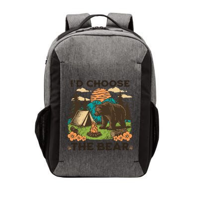Id Choose The Bear Tik Tok Trend Vector Backpack