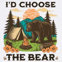 Id Choose The Bear Tik Tok Trend Cooling Performance Crew T-Shirt