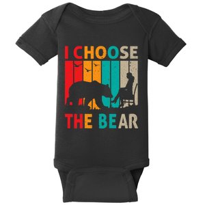 I Choose The Bear Baby Bodysuit