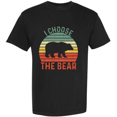 I Choose The Bear Garment-Dyed Heavyweight T-Shirt