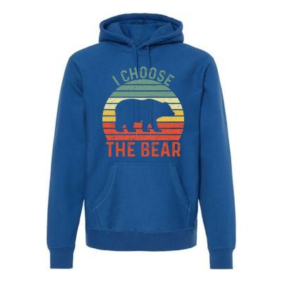 I Choose The Bear Premium Hoodie