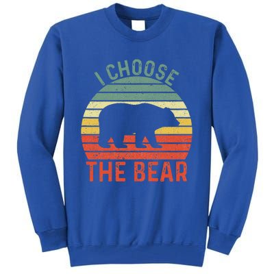 I Choose The Bear Tall Sweatshirt