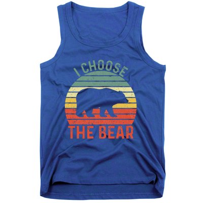 I Choose The Bear Tank Top