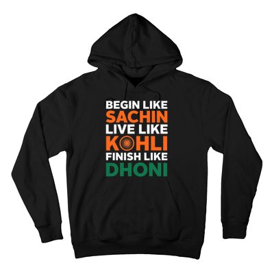 Indian Cricket Team Supporter Indian Cricket Jersey Hoodie