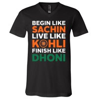 Indian Cricket Team Supporter Indian Cricket Jersey V-Neck T-Shirt