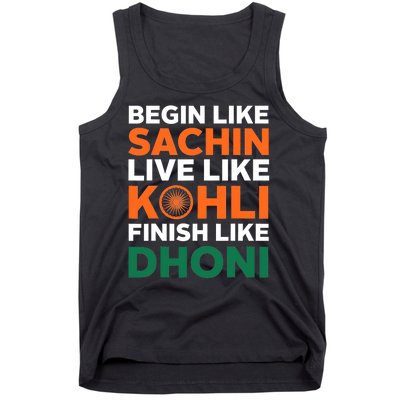 Indian Cricket Team Supporter Indian Cricket Jersey Tank Top