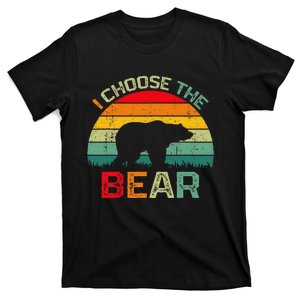 I Choose The Bear Safer In The Woods With A Bear Than A Man T-Shirt