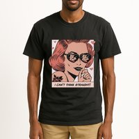 I Can't Think Straight Pride LGBTQ Comic Tall T-Shirt
