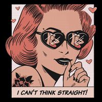 I Can't Think Straight Pride LGBTQ Comic Tall T-Shirt