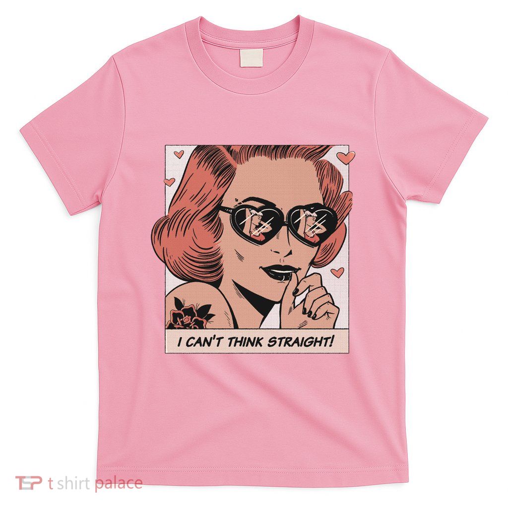 I Can't Think Straight Pride LGBTQ Comic T-Shirt