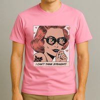 I Can't Think Straight Pride LGBTQ Comic T-Shirt