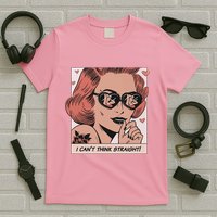 I Can't Think Straight Pride LGBTQ Comic T-Shirt