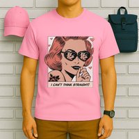 I Can't Think Straight Pride LGBTQ Comic T-Shirt