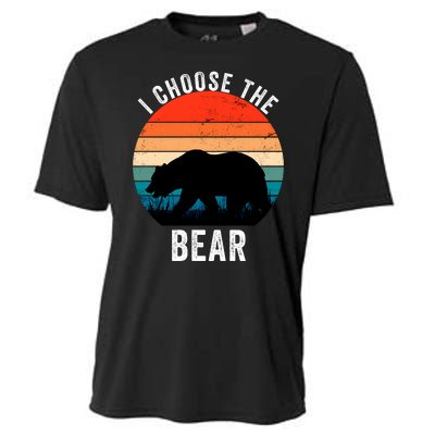 I Choose The Bear Women Overwhelmingly Choose The Bear Trendy Outfit Cooling Performance Crew T-Shirt