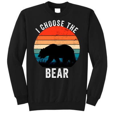 I Choose The Bear Women Overwhelmingly Choose The Bear Trendy Outfit Sweatshirt