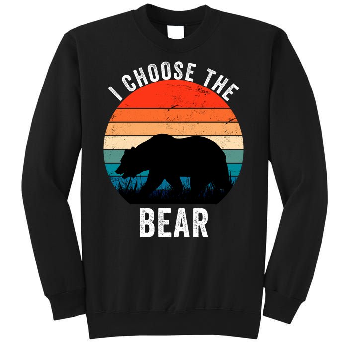 I Choose The Bear Women Overwhelmingly Choose The Bear Trendy Outfit Sweatshirt