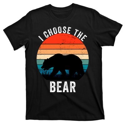 I Choose The Bear Women Overwhelmingly Choose The Bear Trendy Outfit T-Shirt