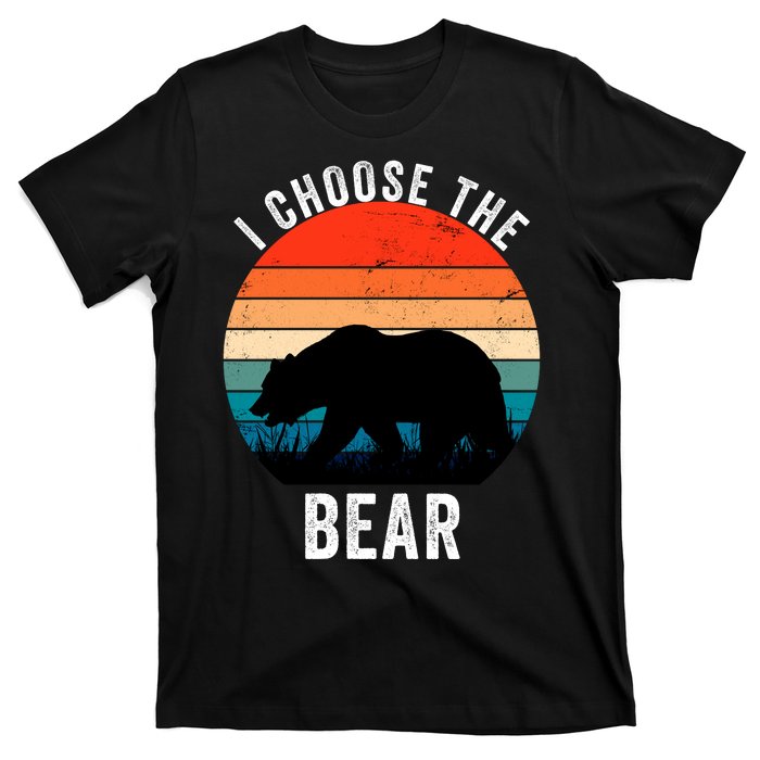 I Choose The Bear Women Overwhelmingly Choose The Bear Trendy Outfit T-Shirt