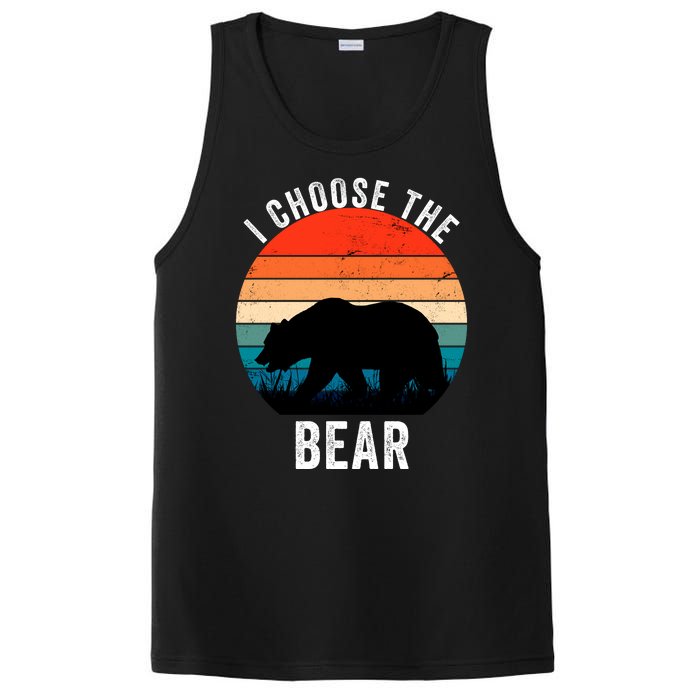 I Choose The Bear Women Overwhelmingly Choose The Bear Trendy Outfit PosiCharge Competitor Tank