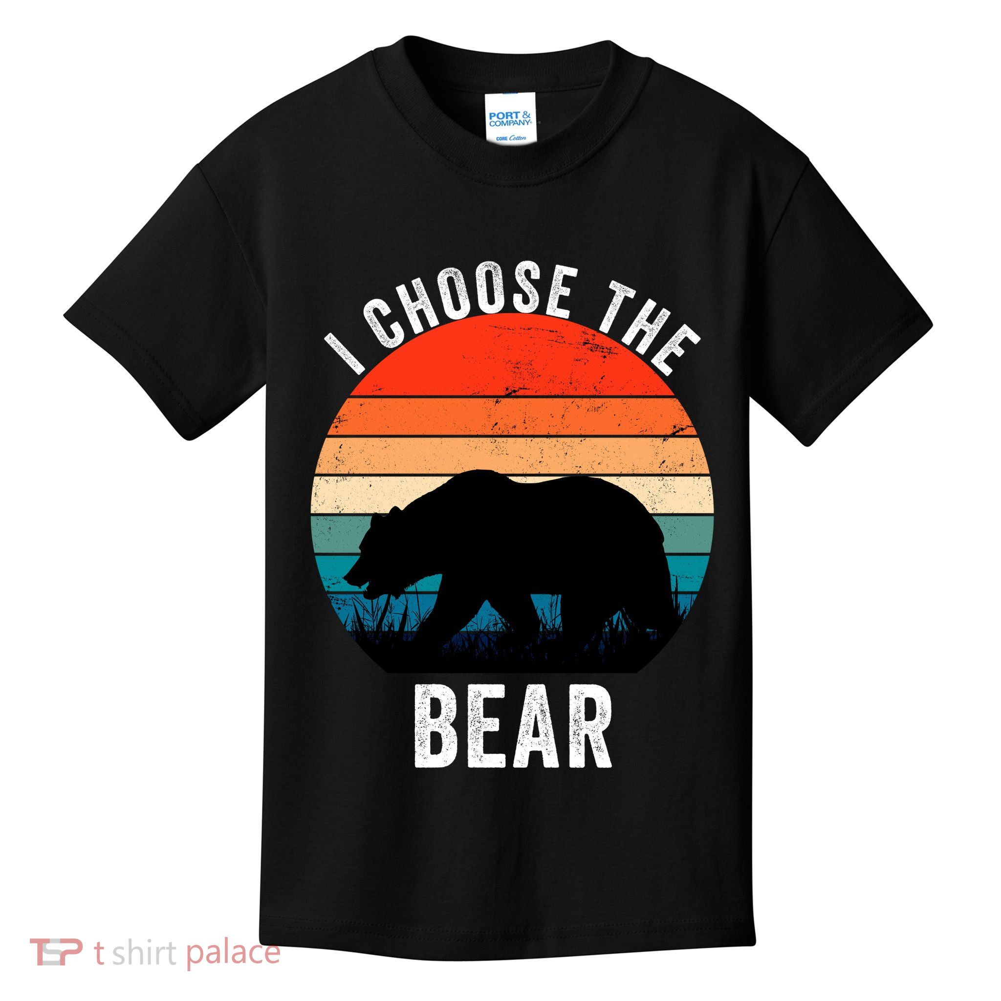 I Choose The Bear Women Overwhelmingly Choose The Bear Trendy Outfit Kids T-Shirt