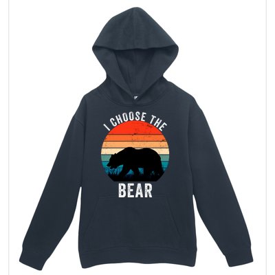 I Choose The Bear Women Overwhelmingly Choose The Bear Trendy Outfit Urban Pullover Hoodie