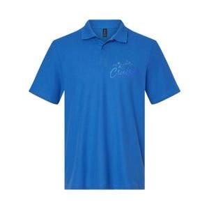 Its Cruise Time Funny Family Matching Gift Softstyle Adult Sport Polo