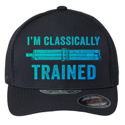 IM Classically Trained Slide Rule Mechanical Analog Gift Flexfit Unipanel Trucker Cap