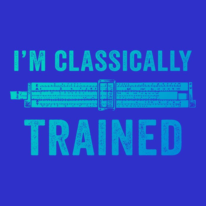 IM Classically Trained Slide Rule Mechanical Analog Gift Baby Bodysuit