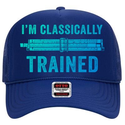 IM Classically Trained Slide Rule Mechanical Analog Gift High Crown Mesh Back Trucker Hat